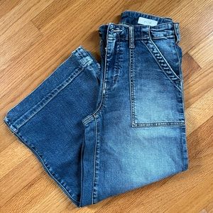 Anthropologie High Waist Wide Leg Jeans